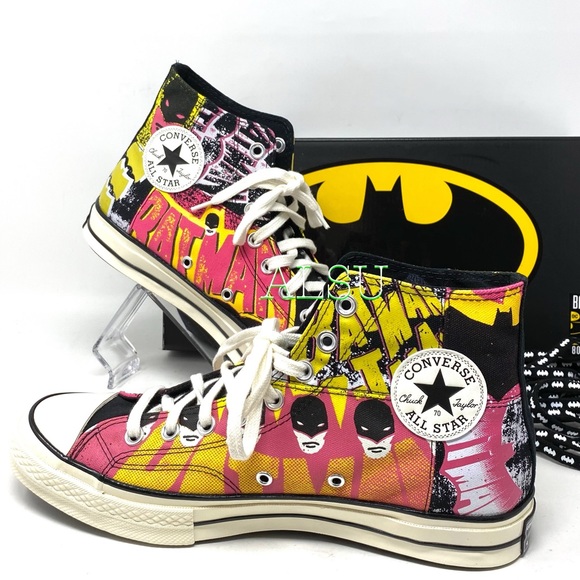 Converse & DC Batman Chuck 70 High Canvas Black M - Picture 3 of 12